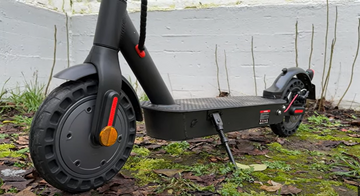 Die E-Scooter fährt super